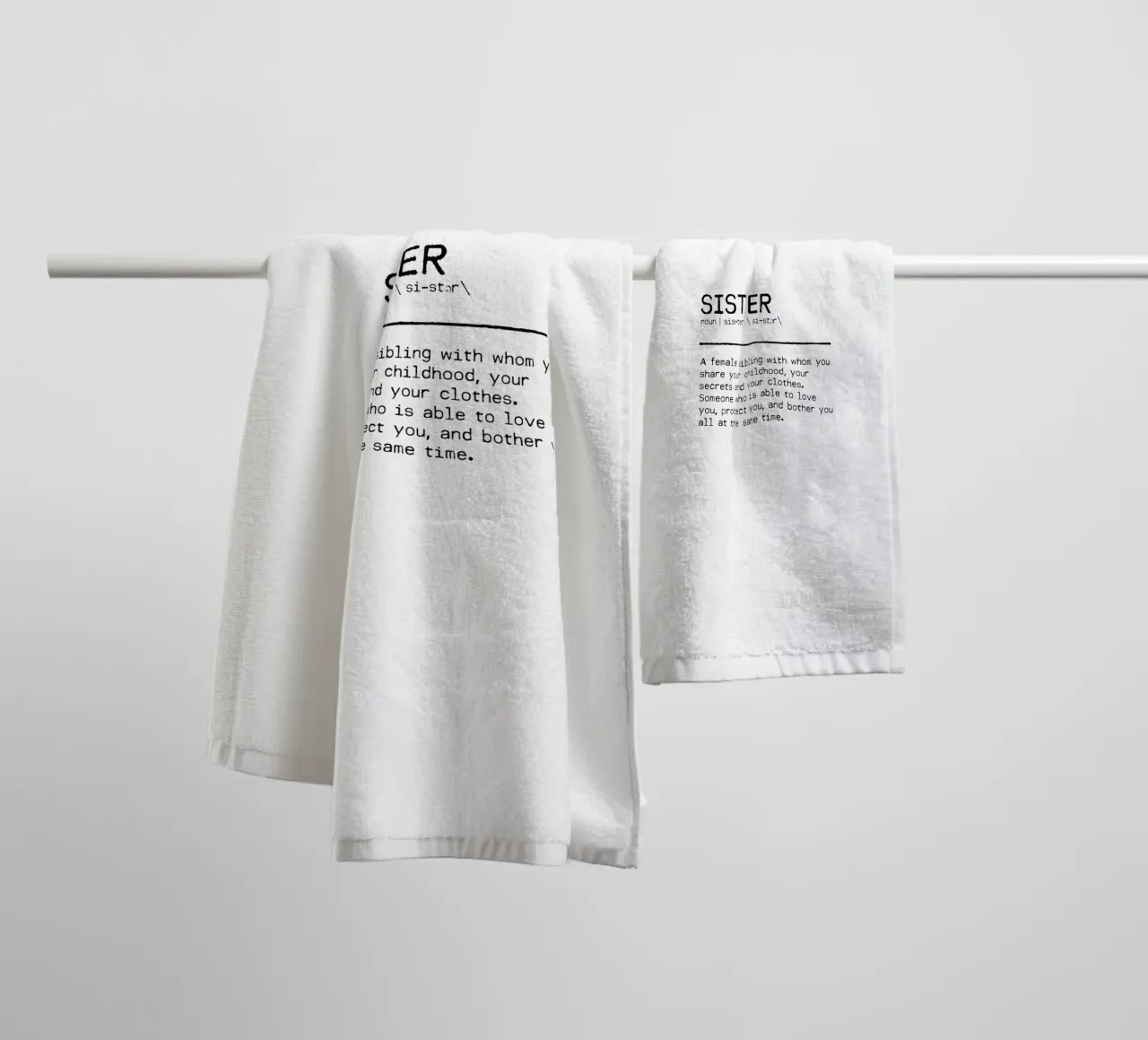 Definitie Citaat - Zuster II badhanddoek van Orara Studio