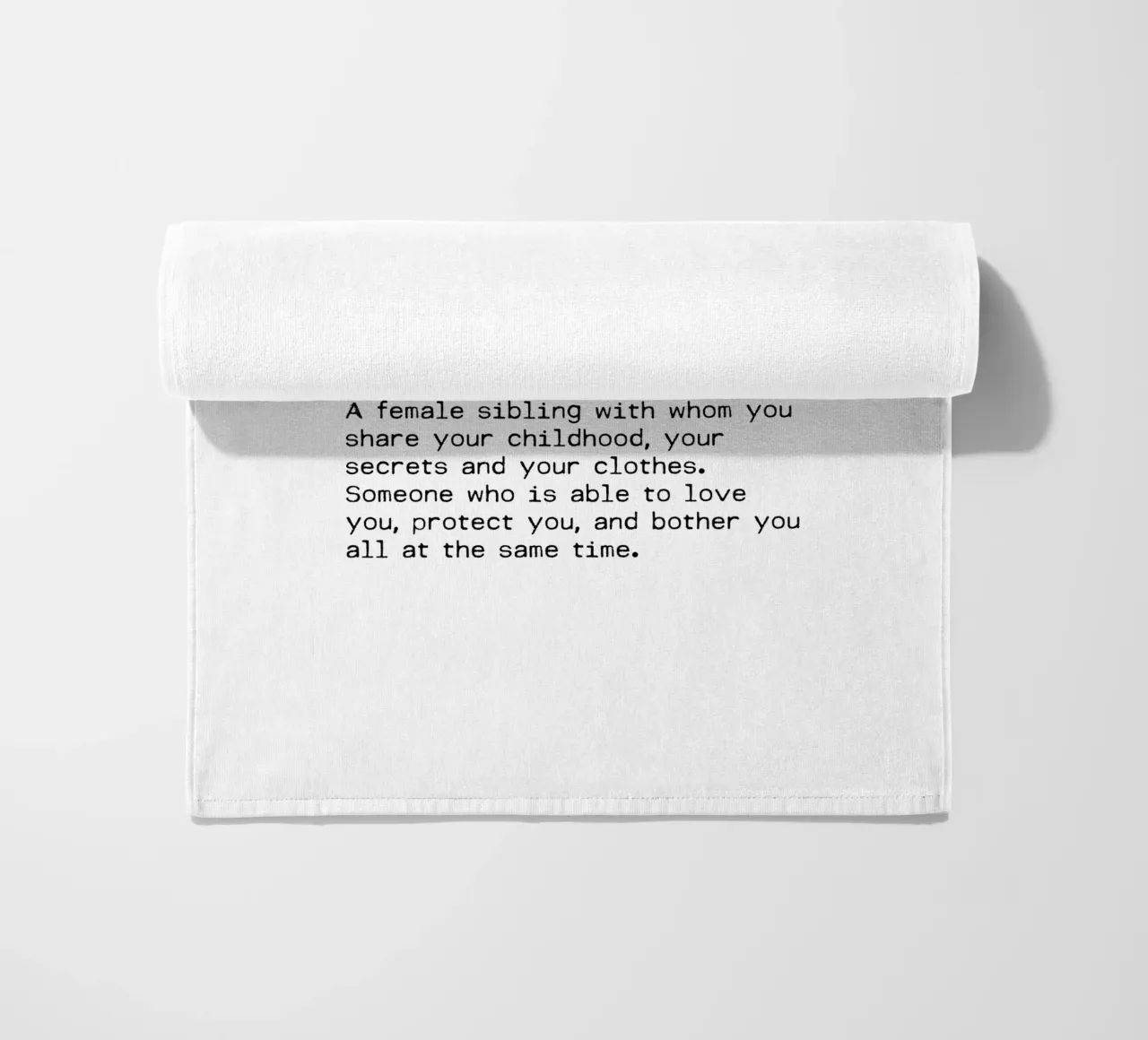 Definizione Citazione - Sorella II telo mare da Orara Studio