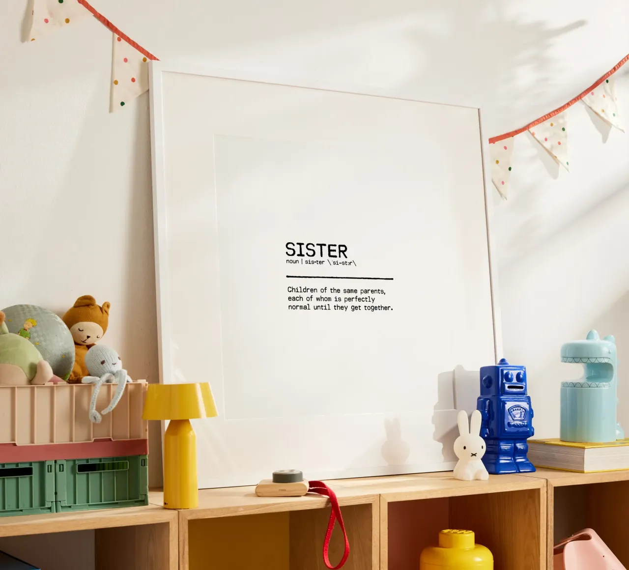 Definitie Citaat - Zuster IV poster van Orara Studio