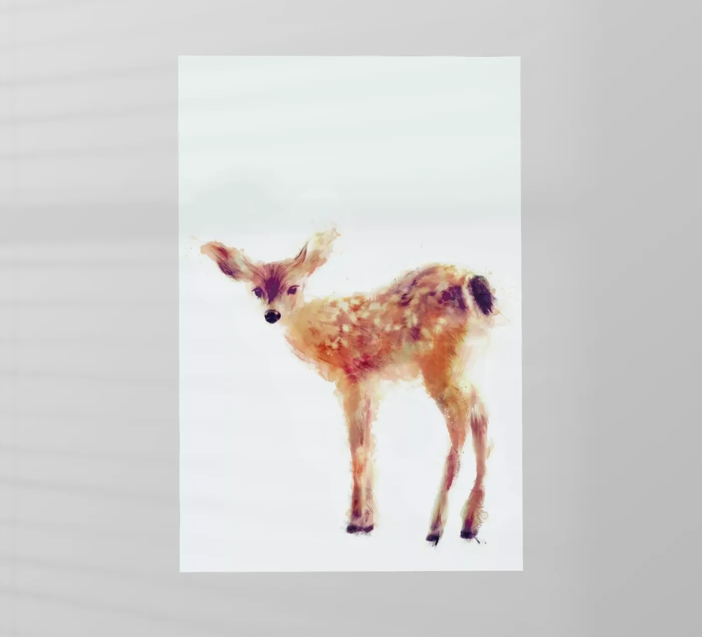 Fawn pellicola backlit da Amy Hamilton