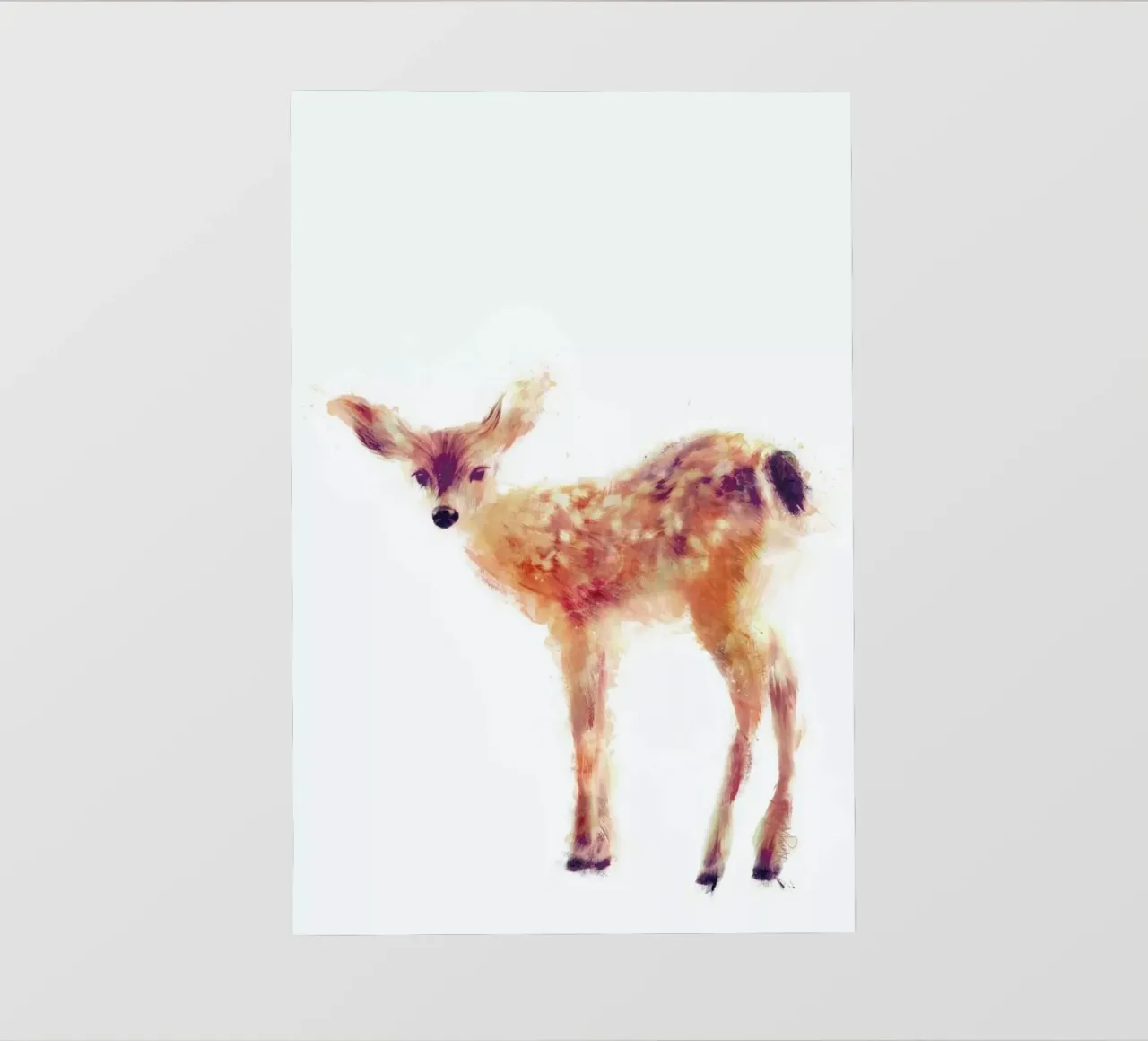 Fawn pellicola backlit da Amy Hamilton