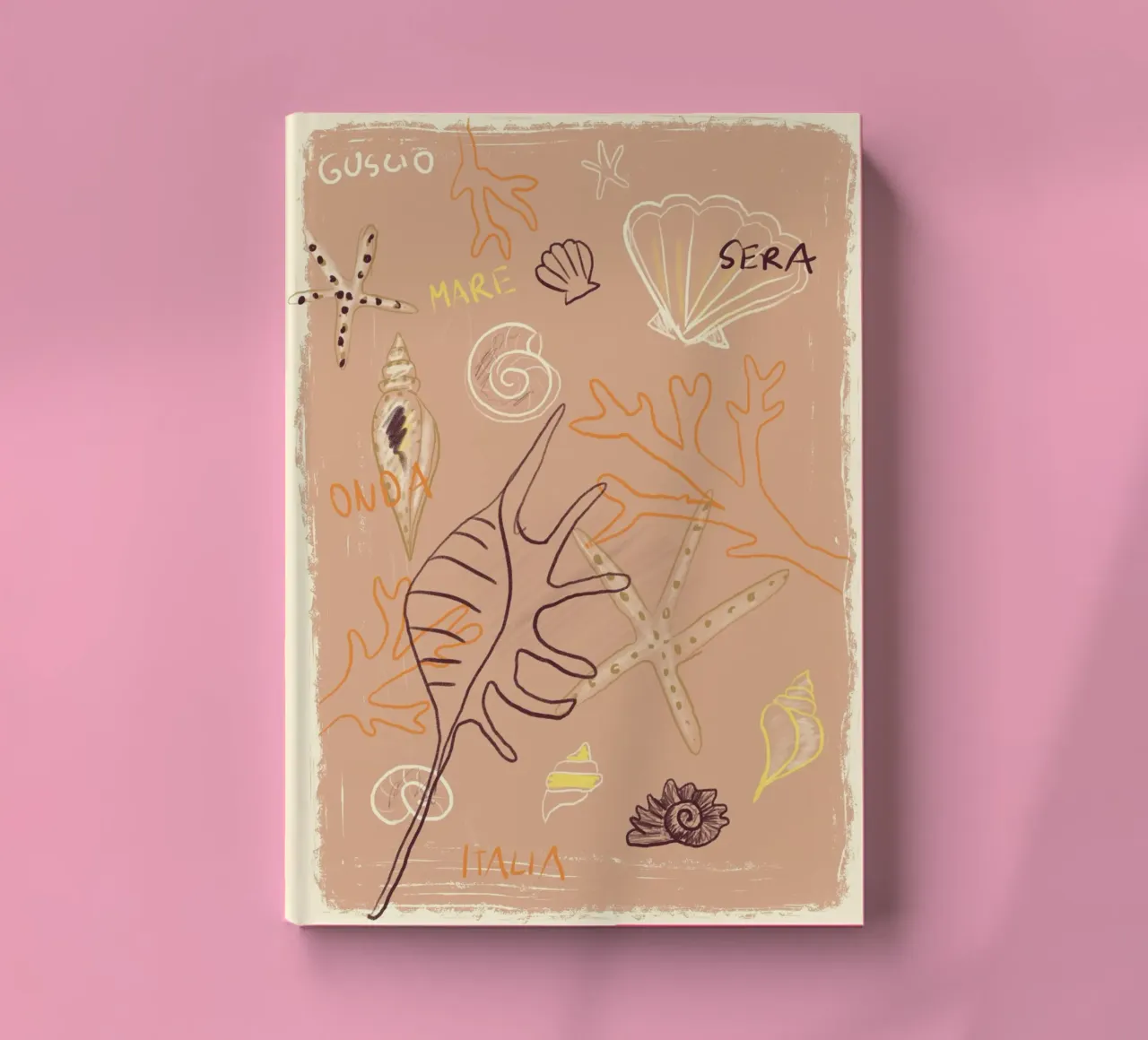Muscheln Strand notebook by Studio Dolci