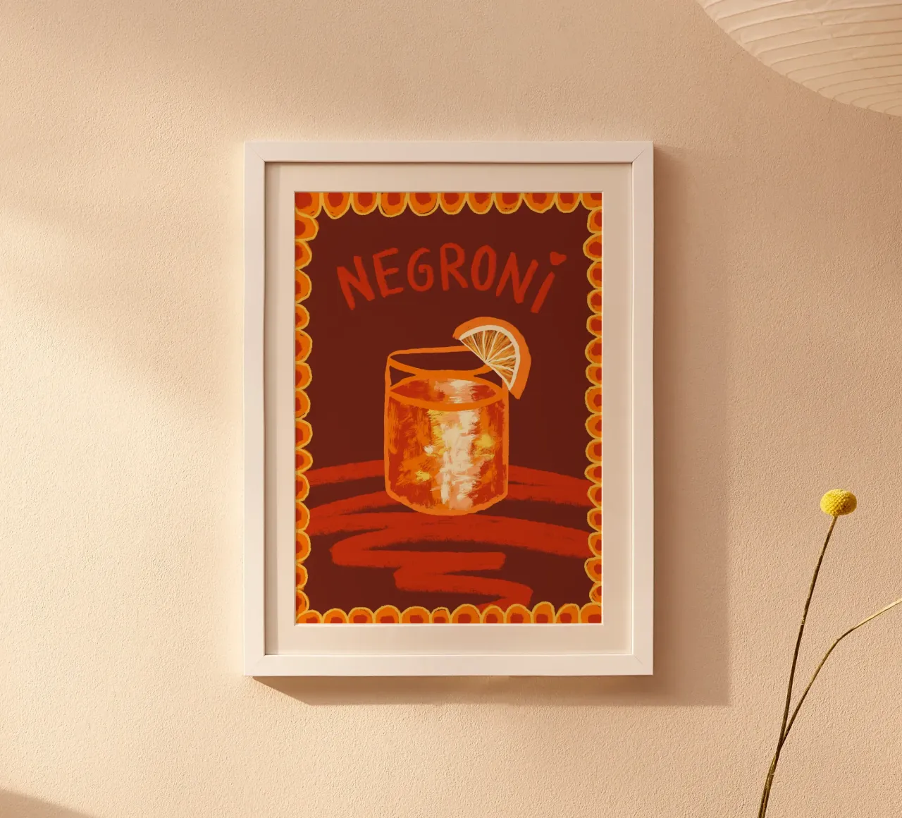 Negroni Cocktail poster da Studio Dolci