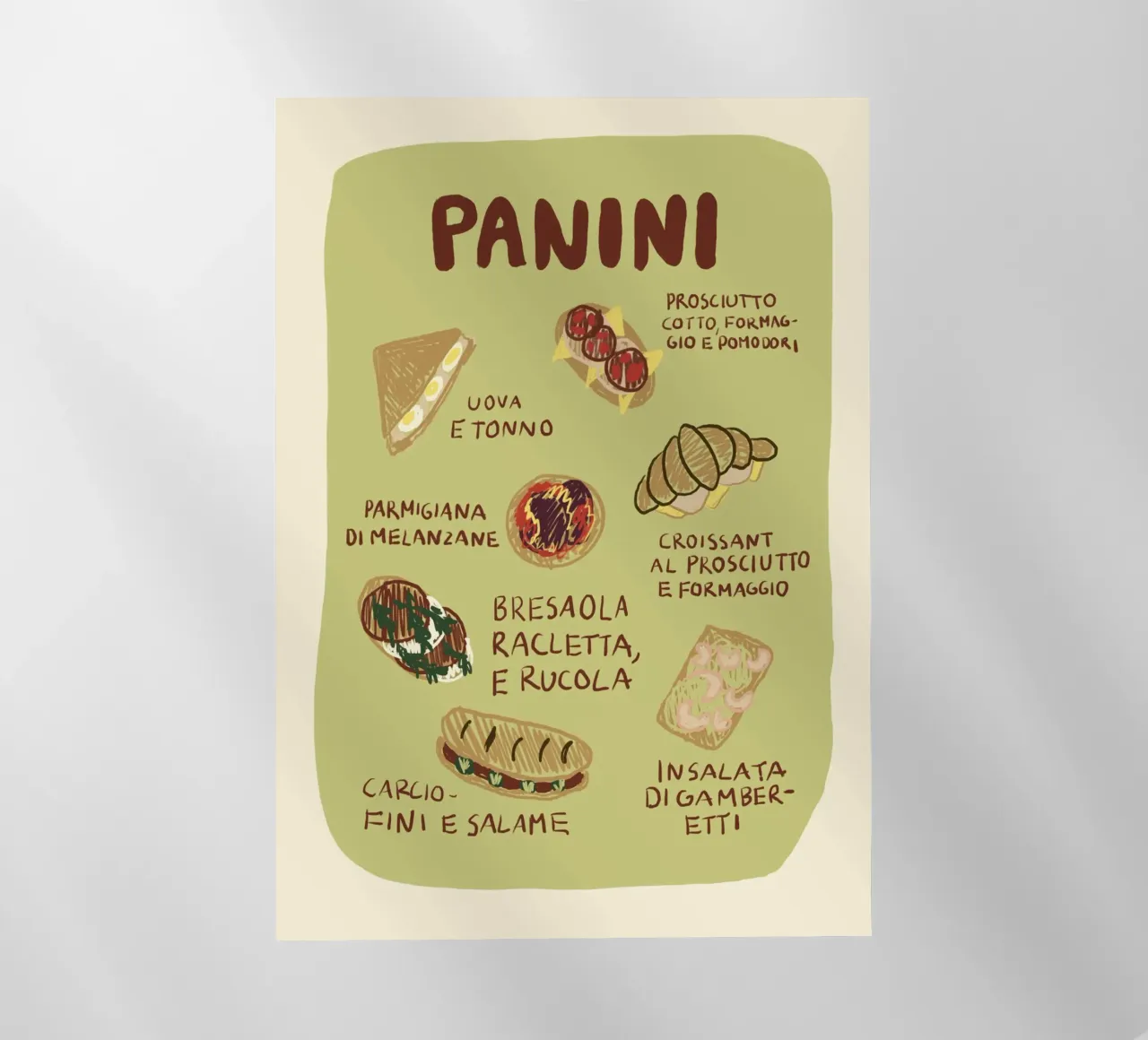 Panini pellicola backlit da Studio Dolci