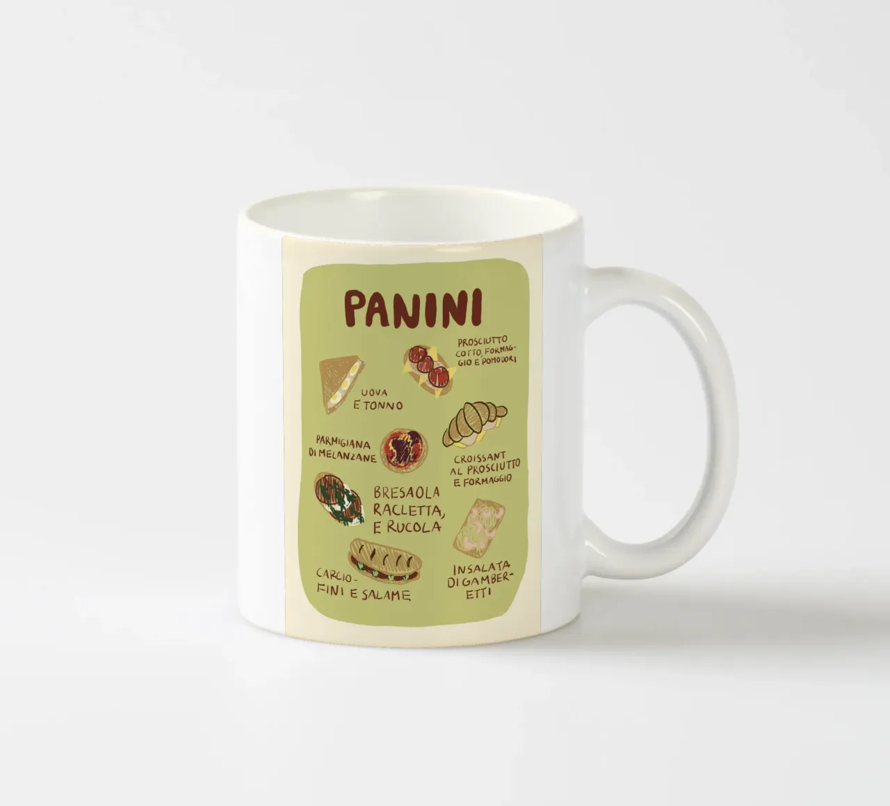 Panini tazza in ceramica da Studio Dolci