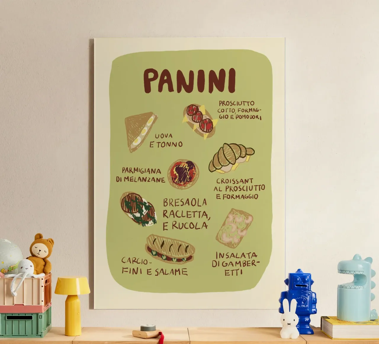 Panini acrylic glass by Studio Dolci