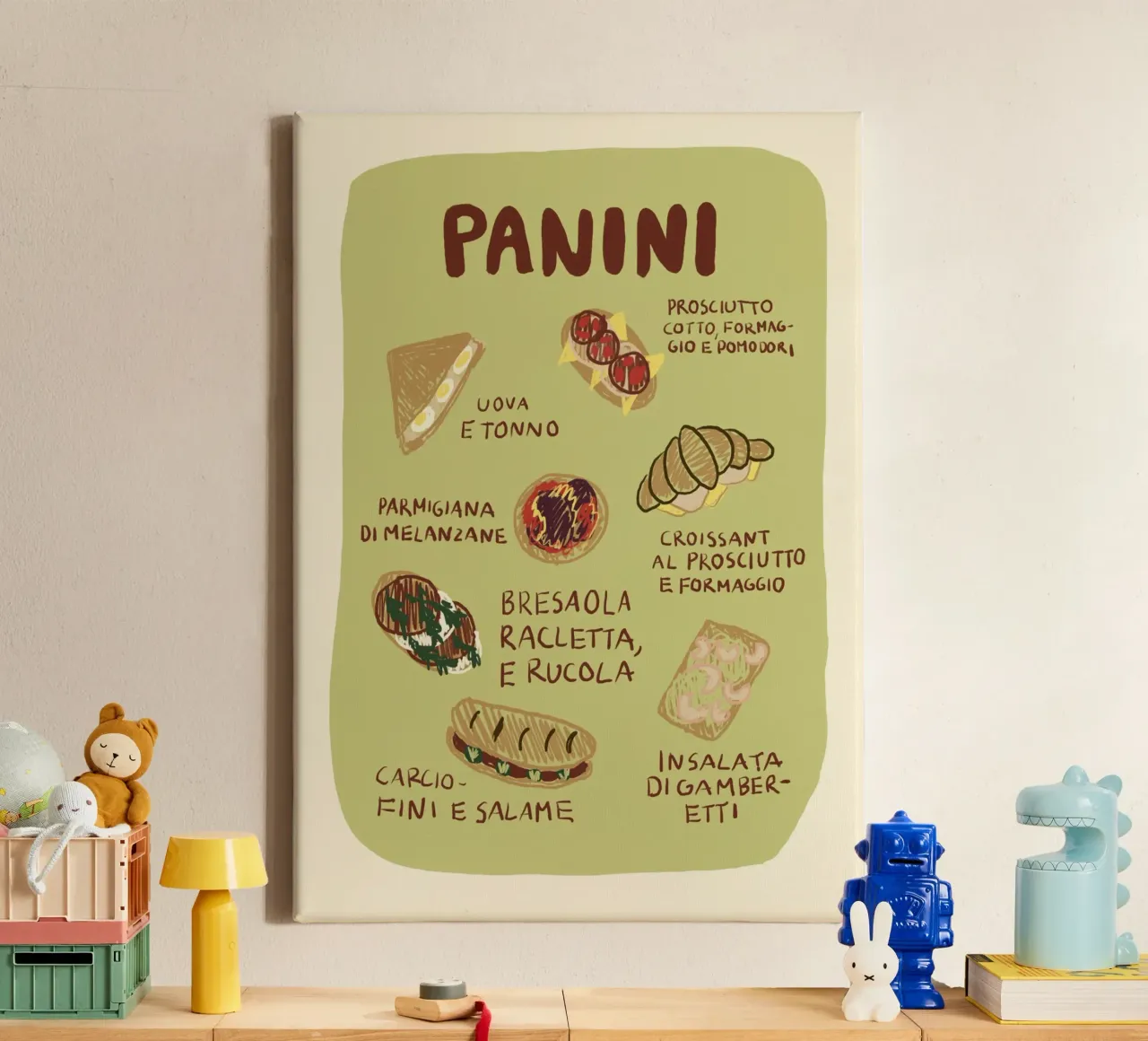 Panini tela con Cornice a cassetta da Studio Dolci