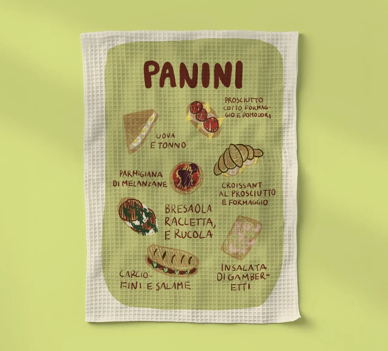 Panini canovaccio da cucina da Studio Dolci