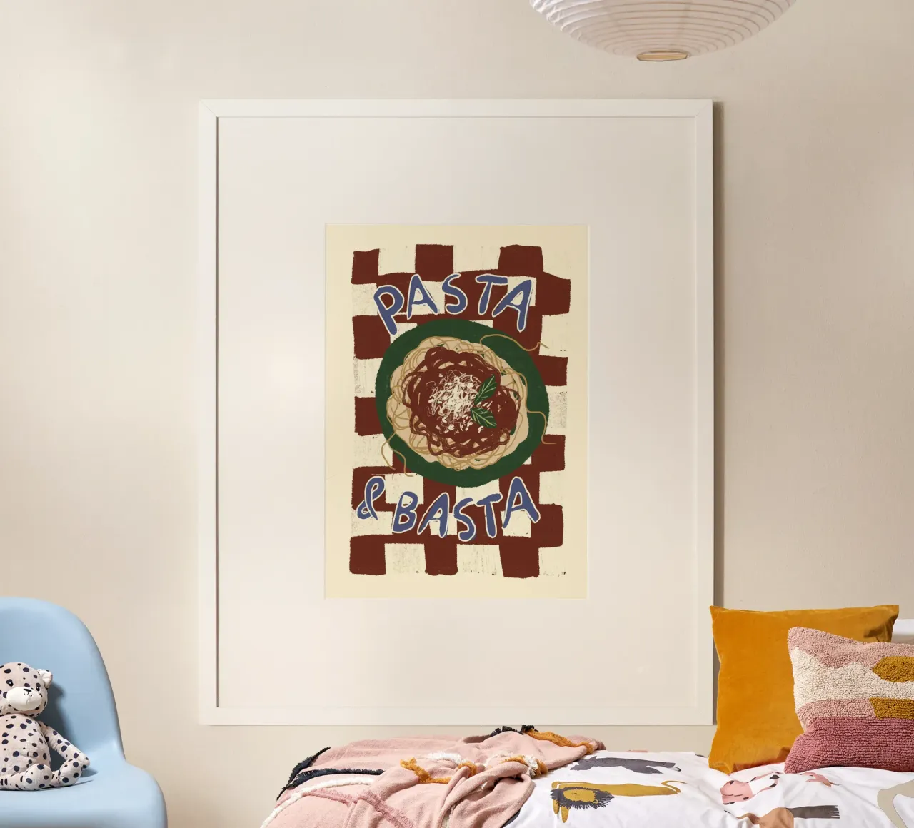 Pasta & Basta Poster von Studio Dolci