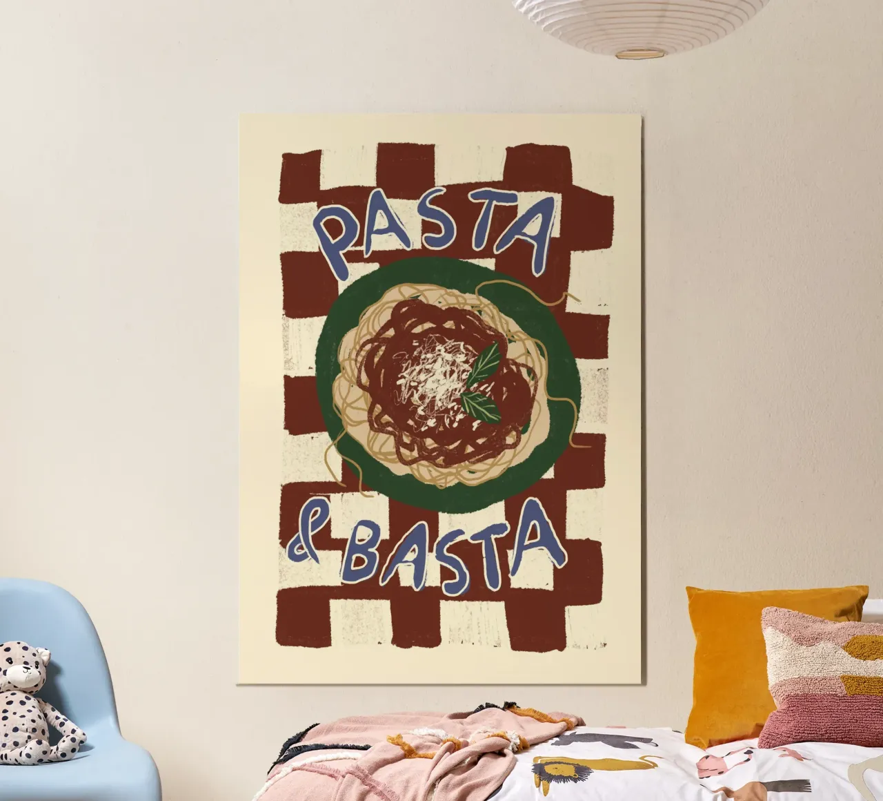 Pasta & Basta Poster von Studio Dolci