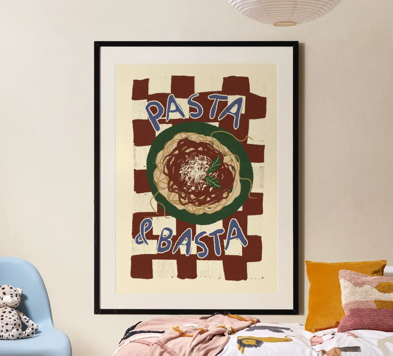 Pasta & Basta Poster von Studio Dolci