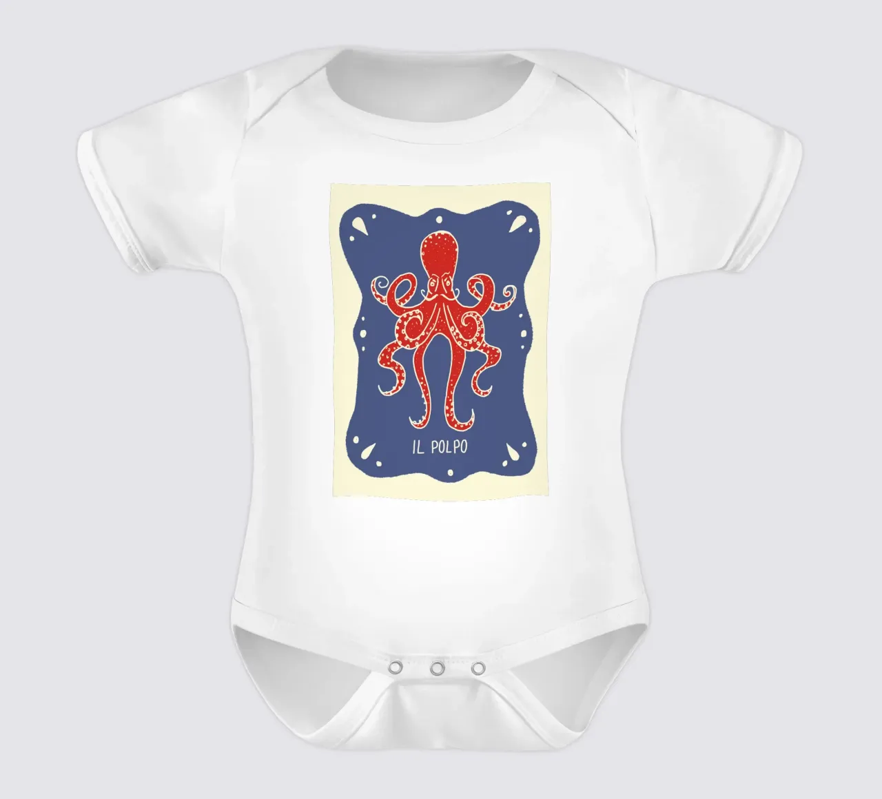 Oktopus body neonato maniche corte da Studio Dolci