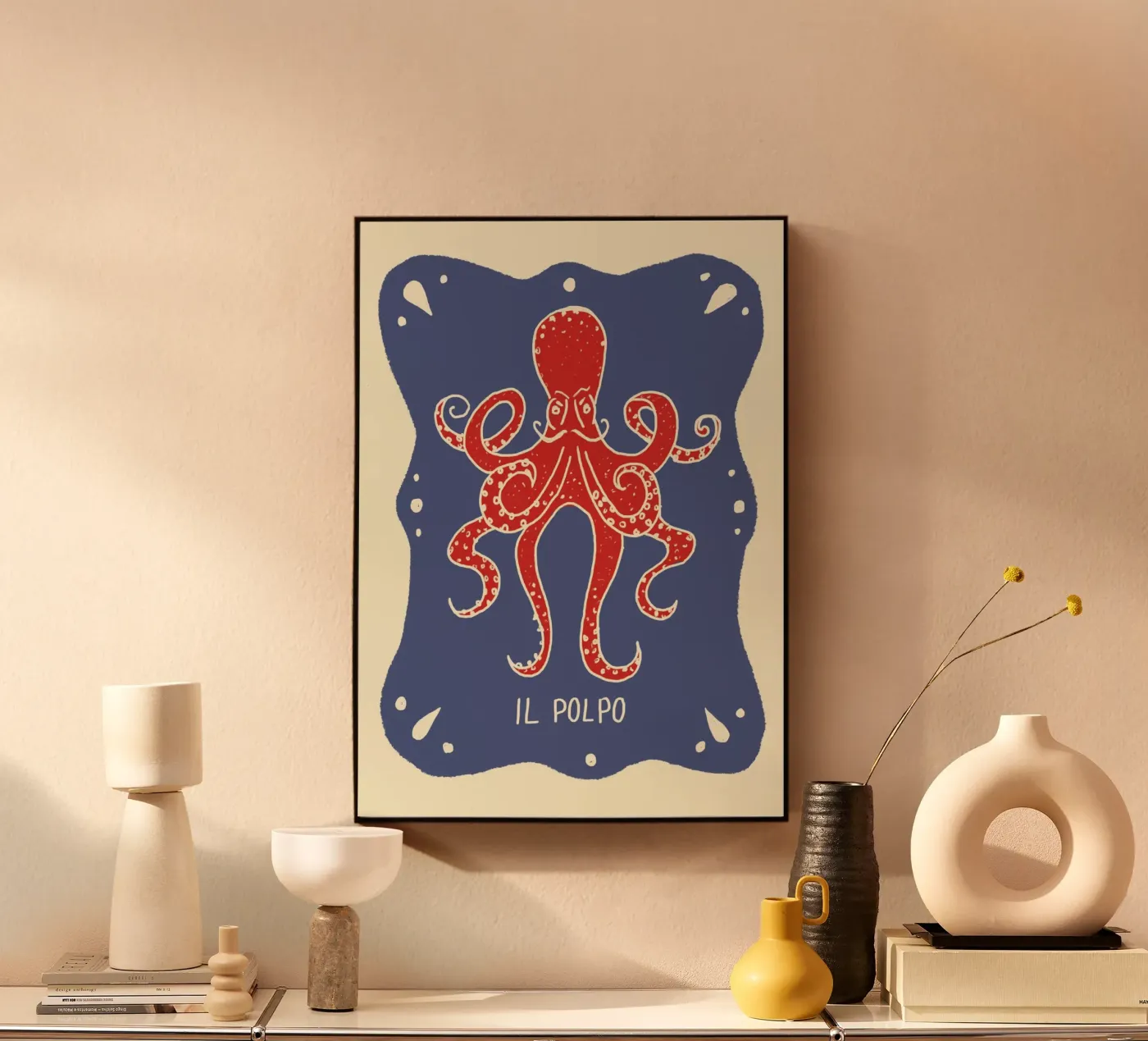 Oktopus Acryl-Glas von Studio Dolci
