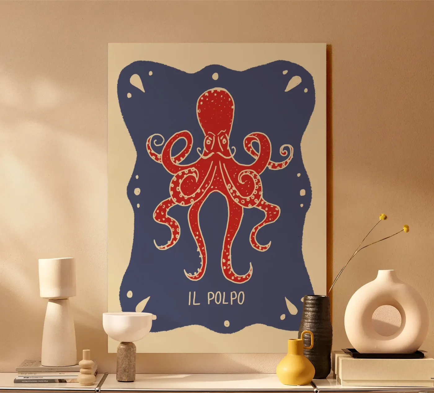 Oktopus Acryl-Glas von Studio Dolci