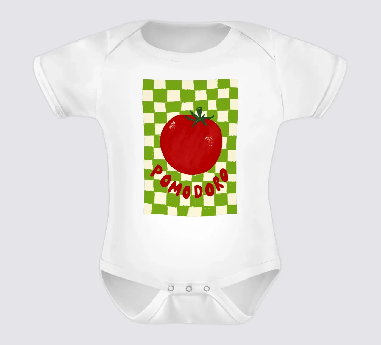 Pomodoro - Tomate body neonato maniche corte da Studio Dolci