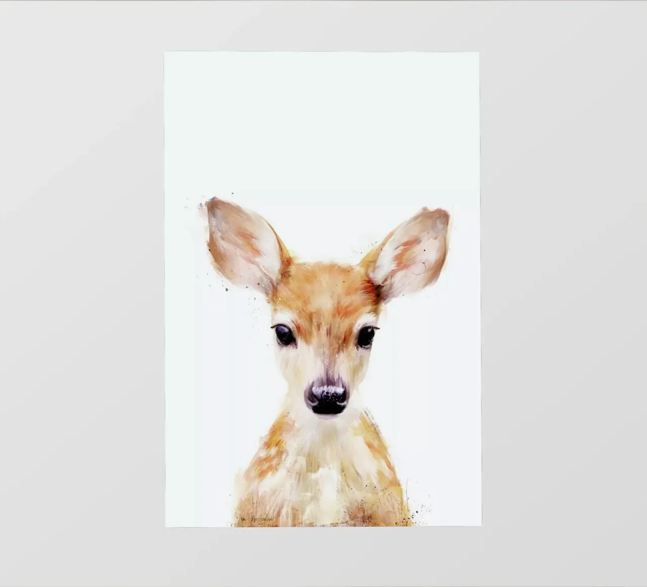 Little Deer backlit film by Amy Hamilton