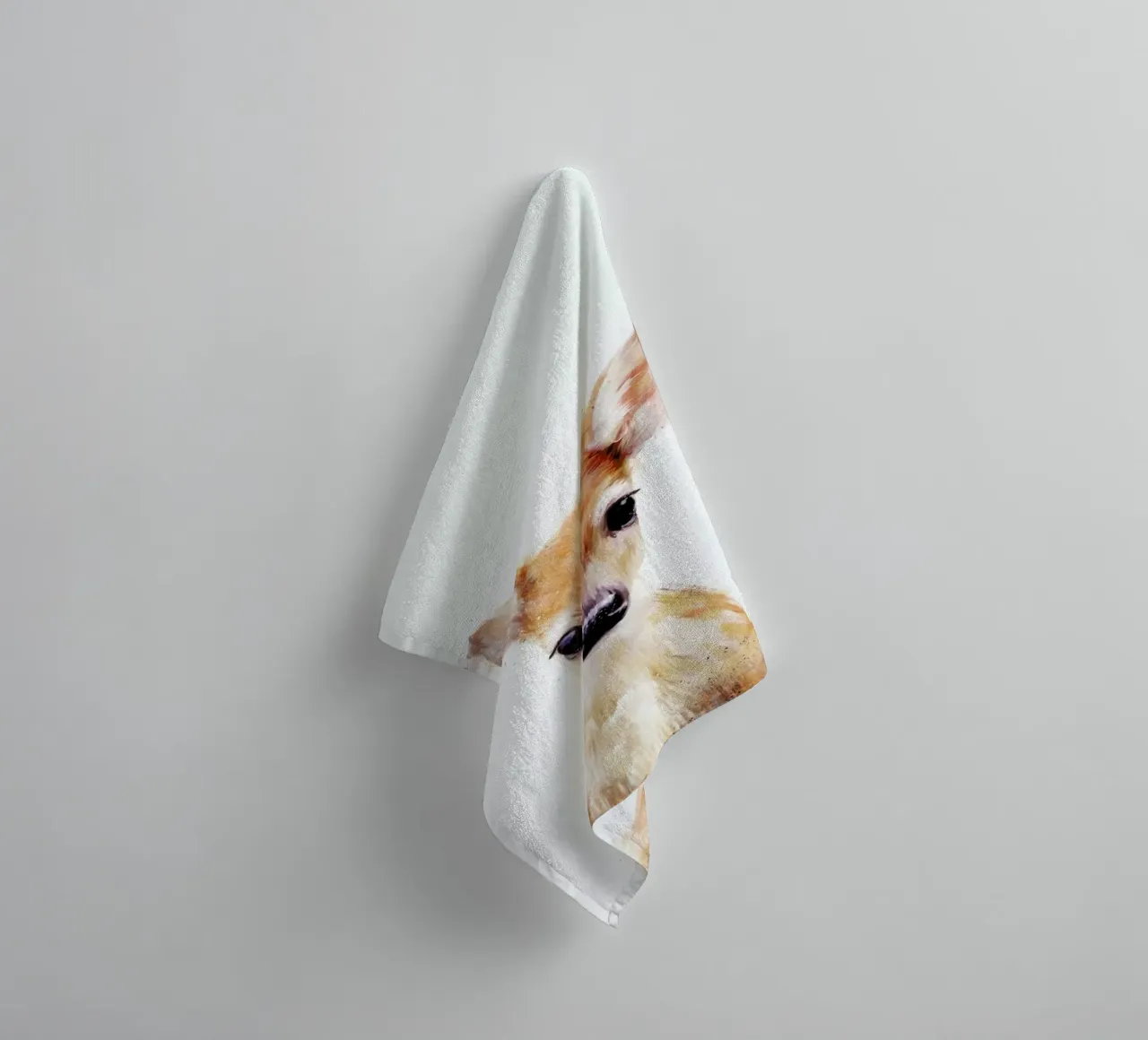 Little Deer towel by Amy Hamilton