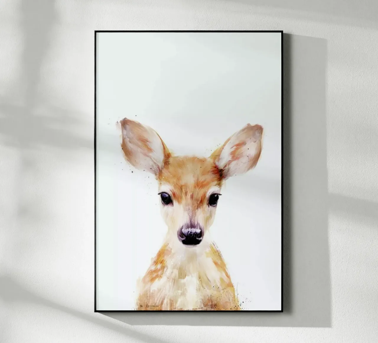 Little Deer acrylic glass by Amy Hamilton