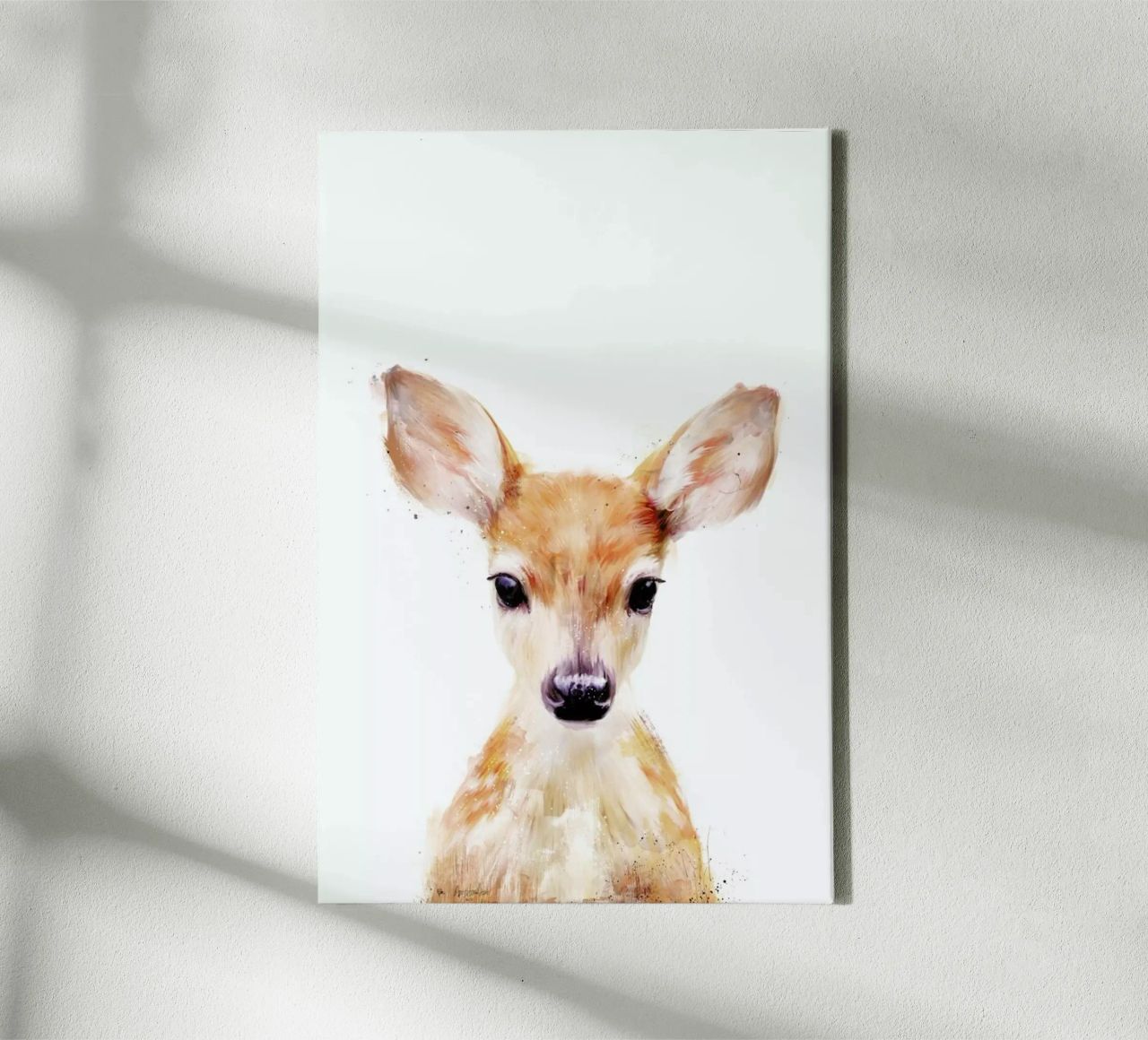 Little Deer Leinwand von Amy Hamilton