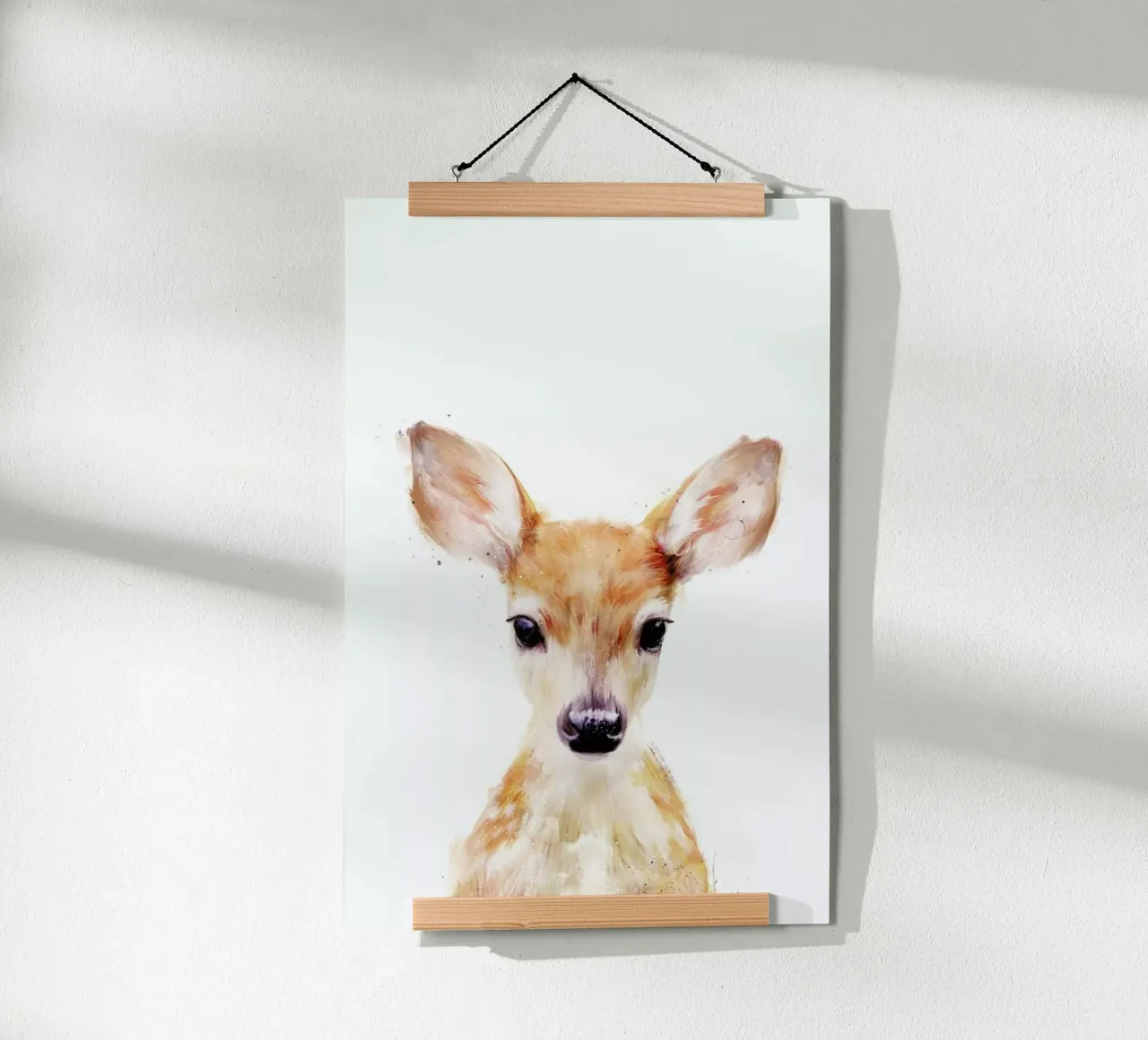 Little Deer poster con telaio in plastica da Amy Hamilton