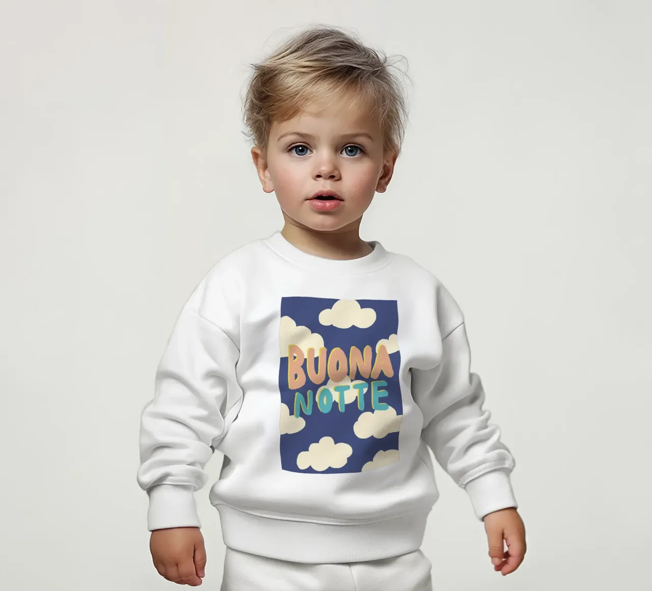Buona Notte felpa neonato da Studio Dolci