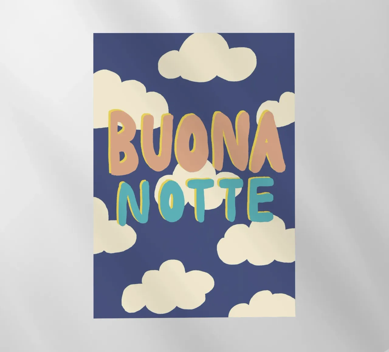 Buona Notte pellicola backlit da Studio Dolci