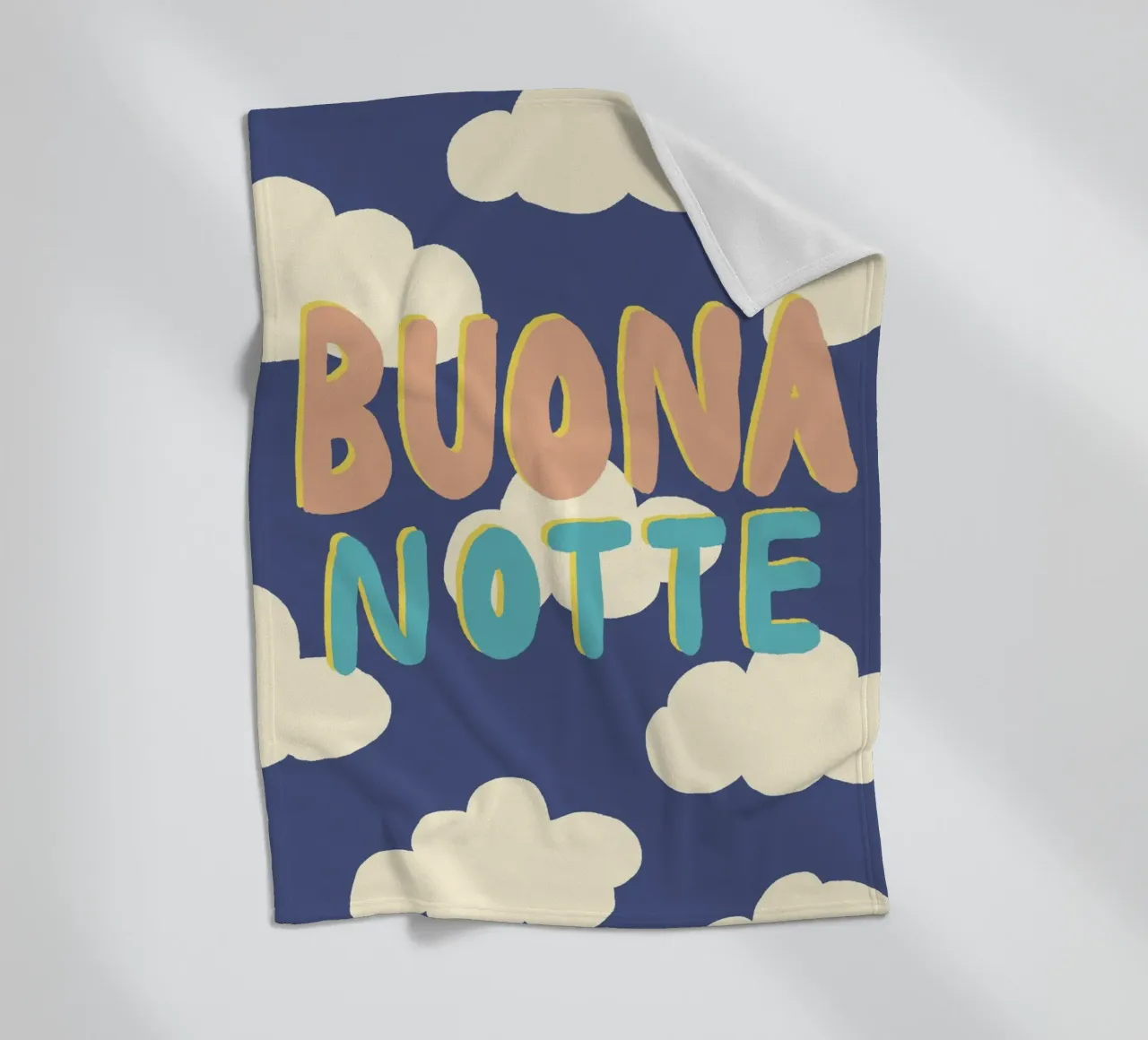 Buona Notte coperta in pile da Studio Dolci
