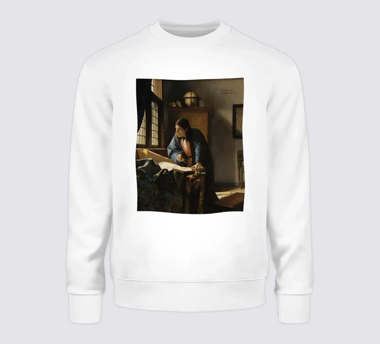 Johannes Vermeer - Il geografo felpa da William Store