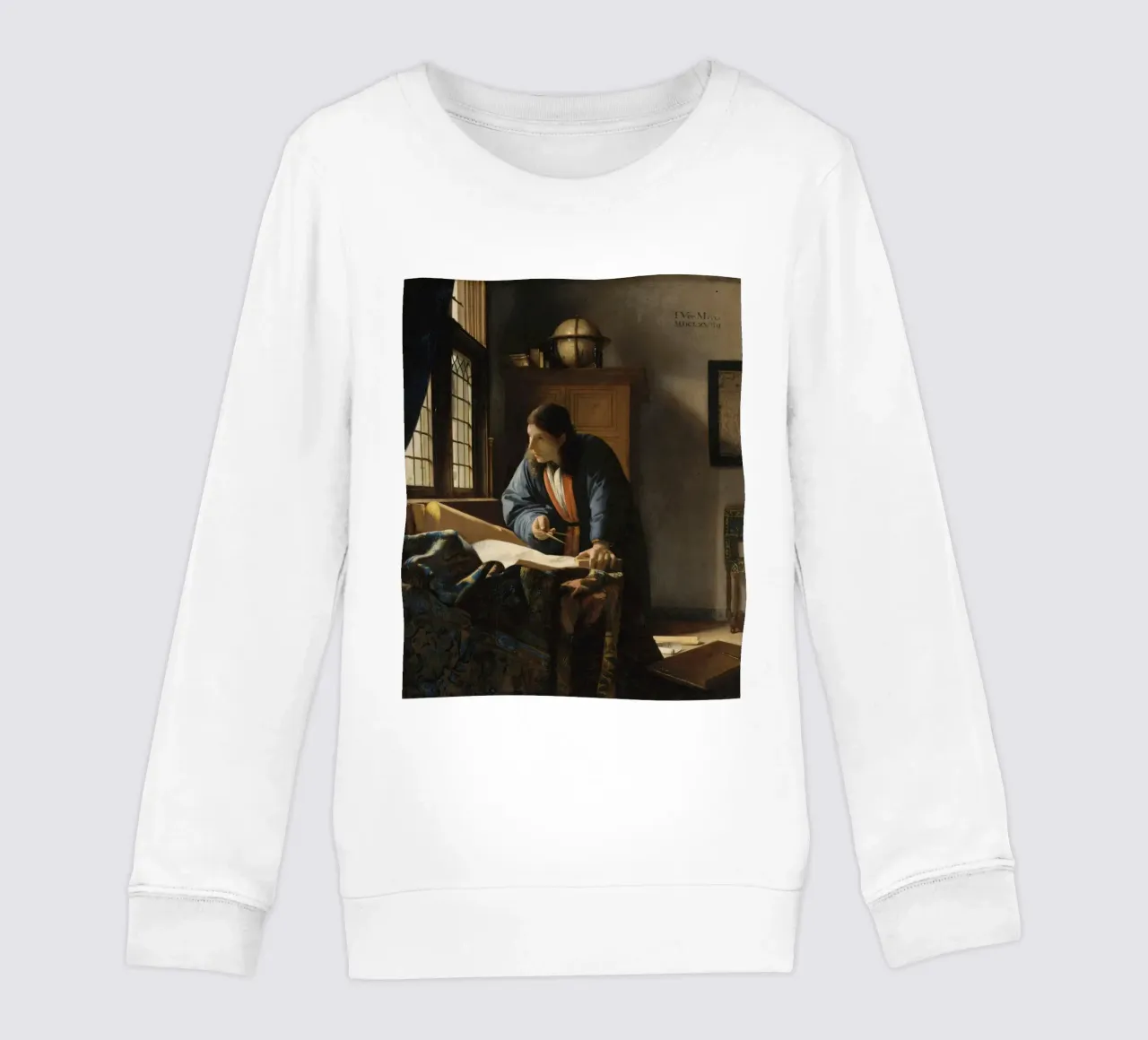 Johannes Vermeer - Il geografo felpa bambino da William Store