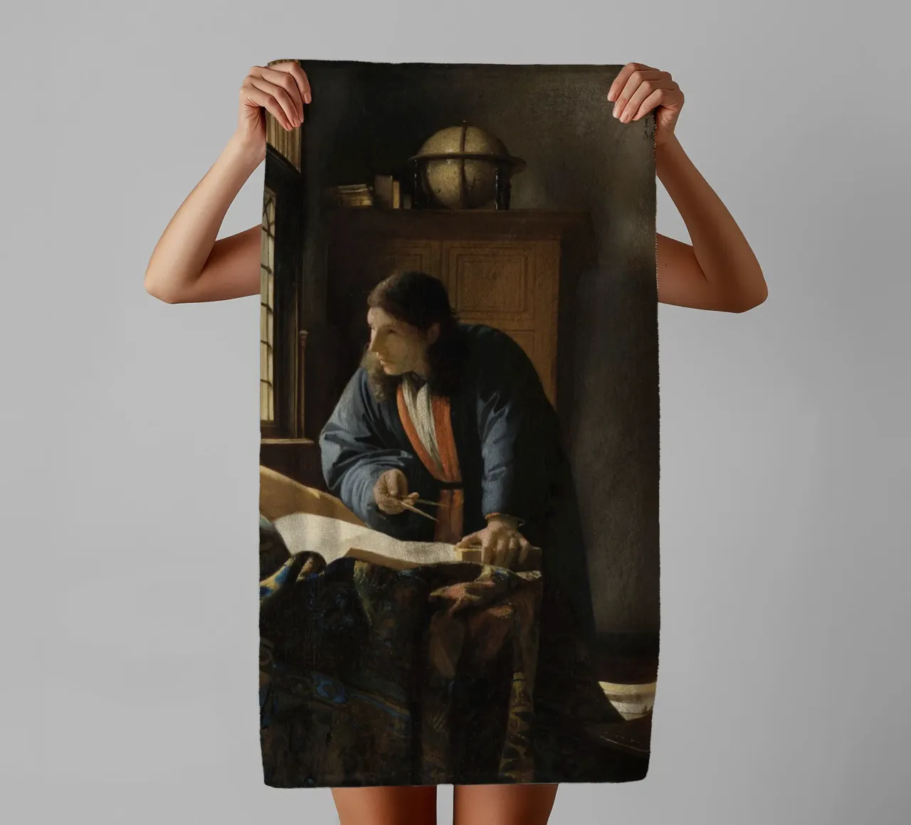 Johannes Vermeer - The Geographer Handtuch von William Store