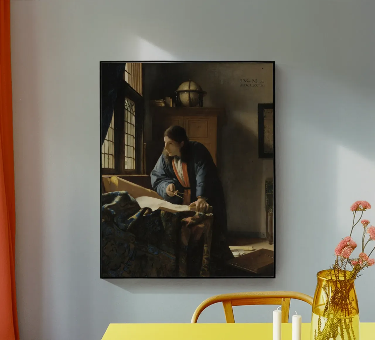 Johannes Vermeer - Il geografo plexiglass da William Store