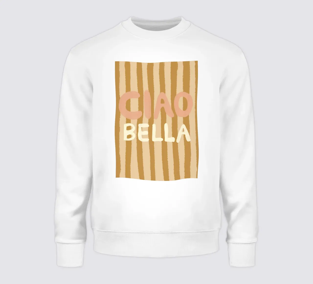 Ciao Bella braun rosa felpa da Studio Dolci