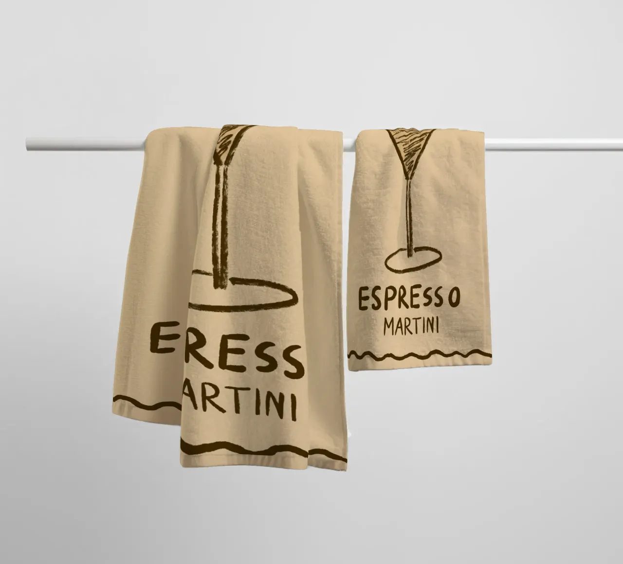 Espresso Martini asciugamano da bagno da Studio Dolci