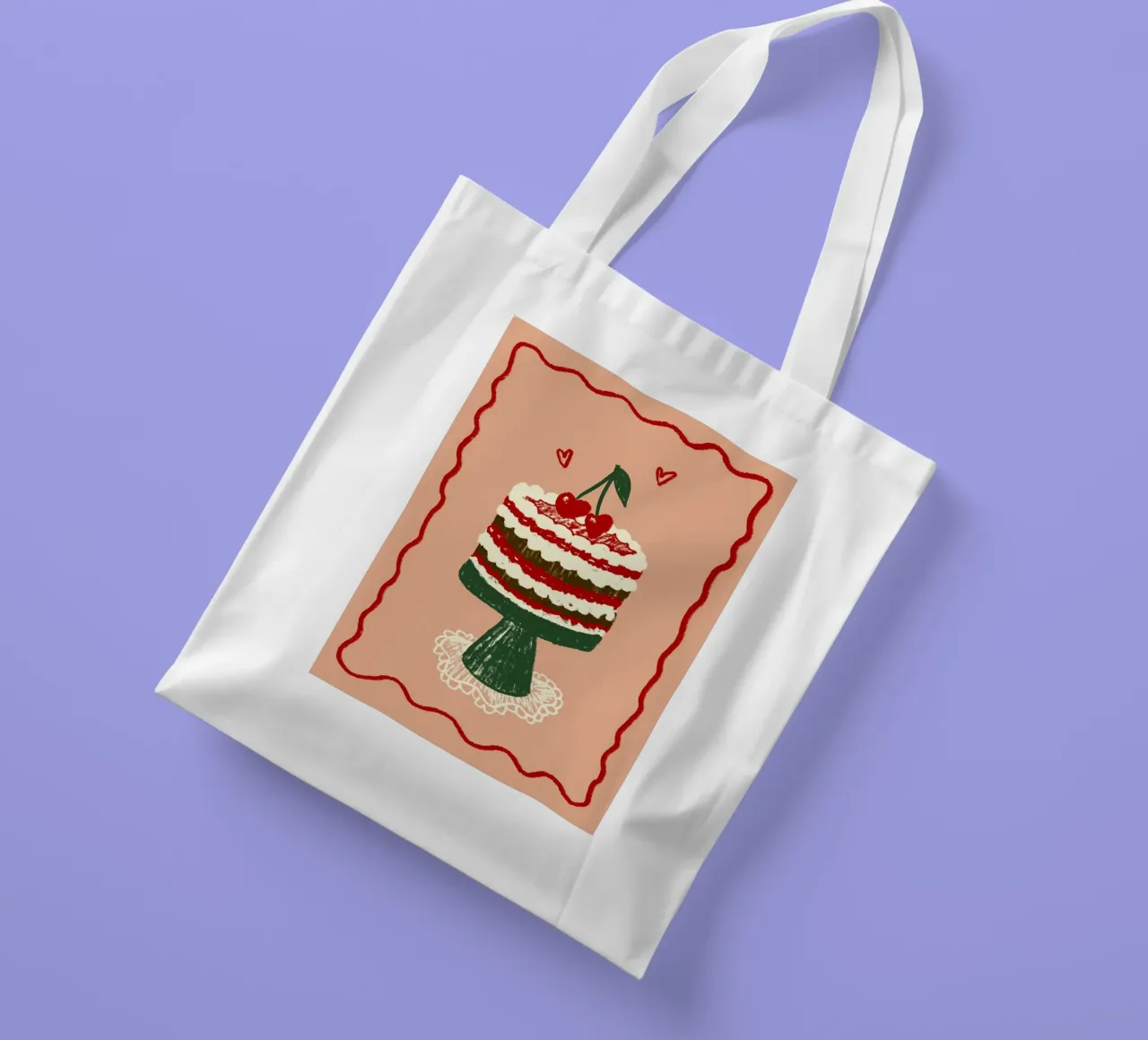 Kirsch-Torte tote bag by Studio Dolci