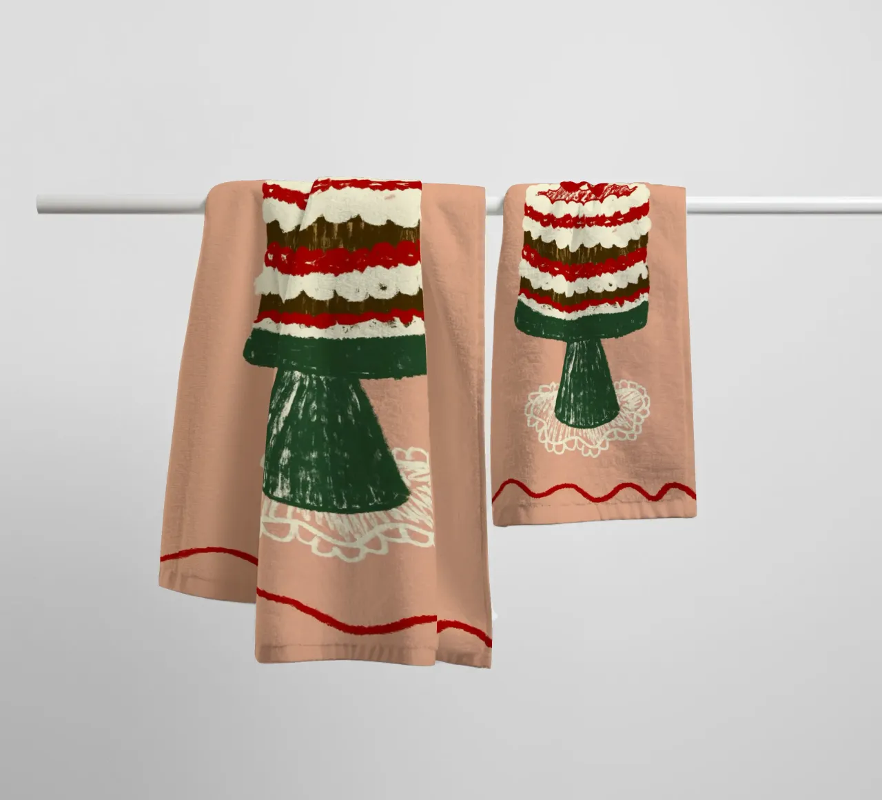 Kirsch-Torte asciugamano da bagno da Studio Dolci