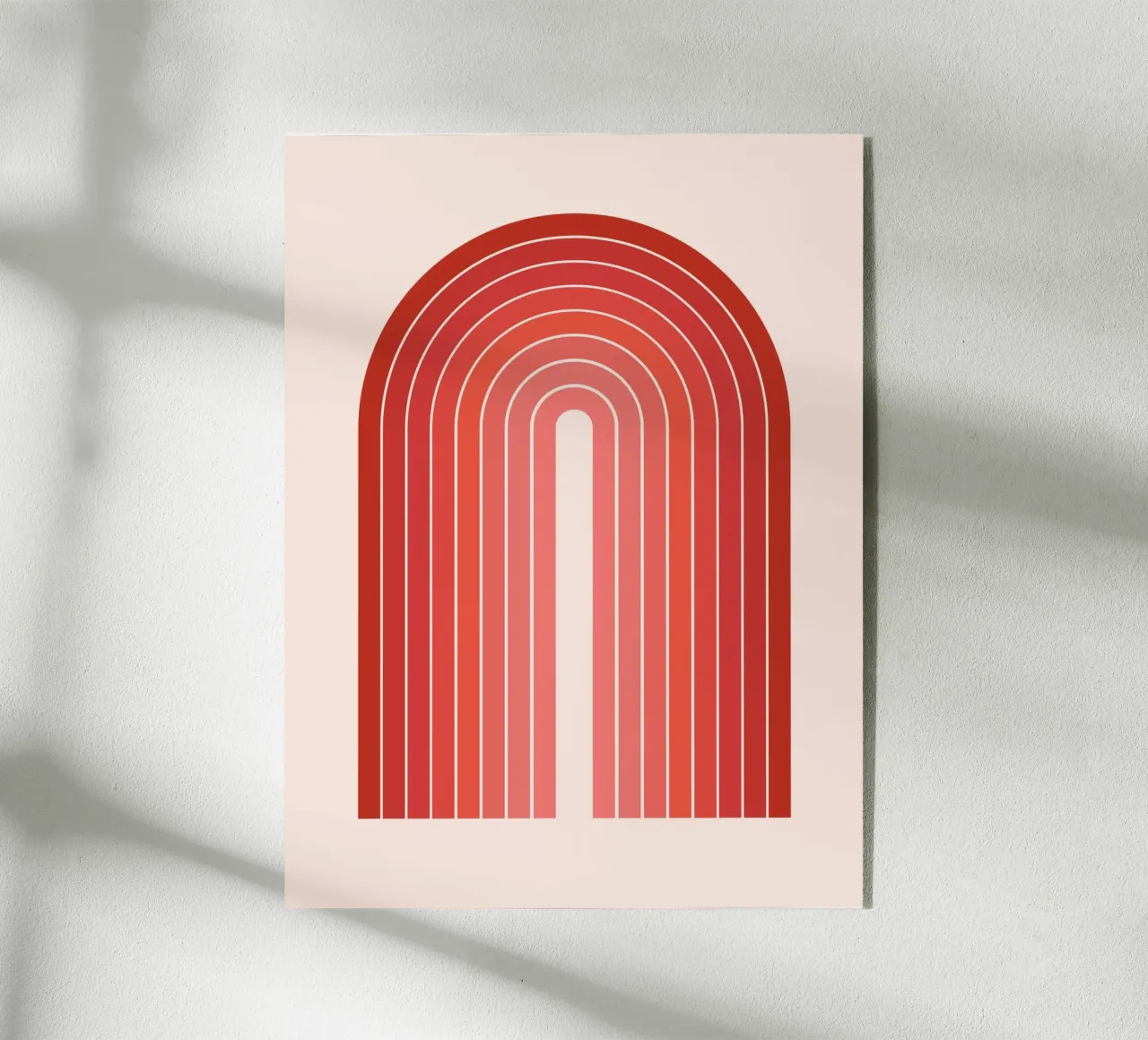 Arco rosso Boho plexiglass da Paigaam Studio