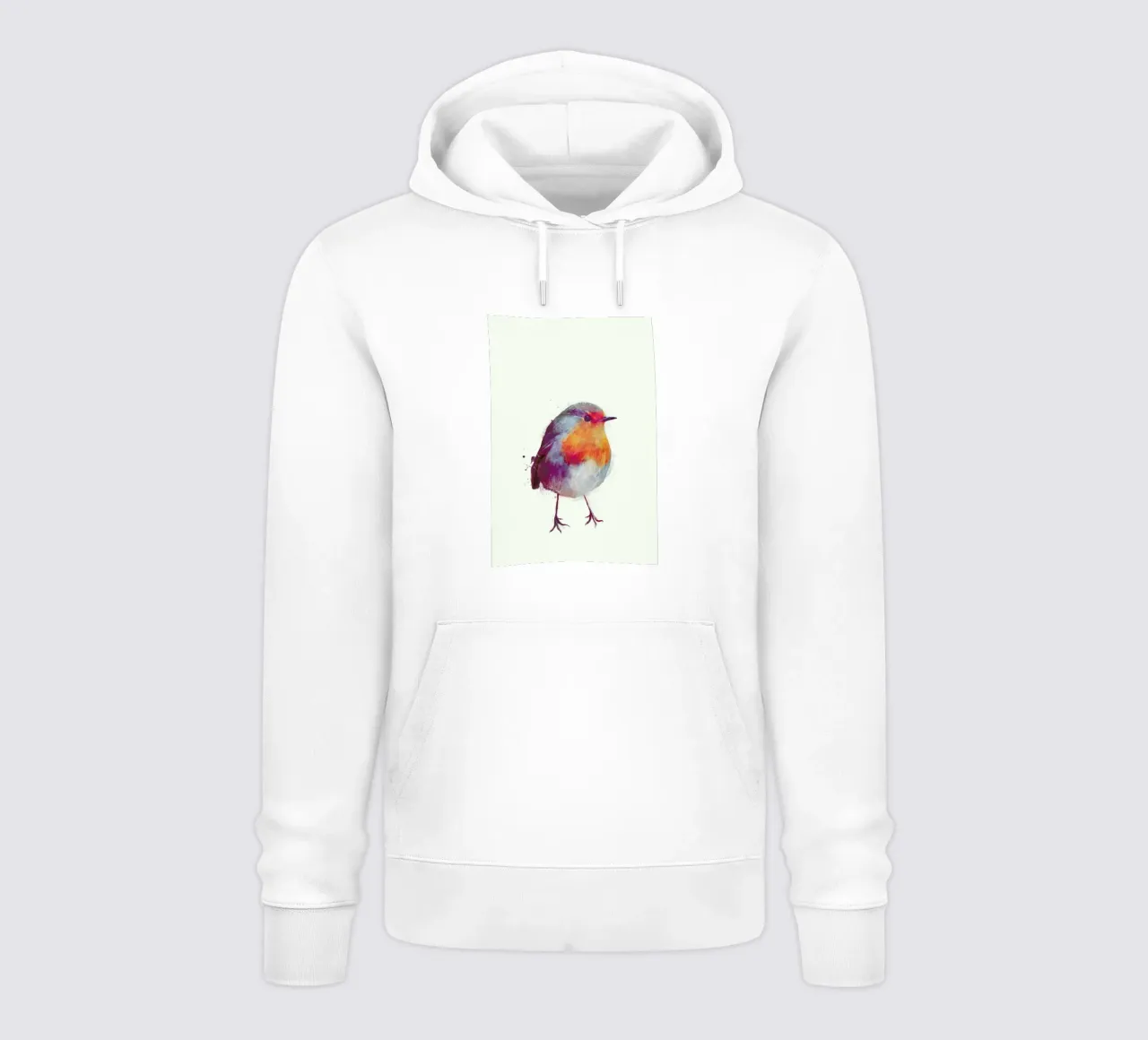 Winter Robin hoodie by Amy Hamilton