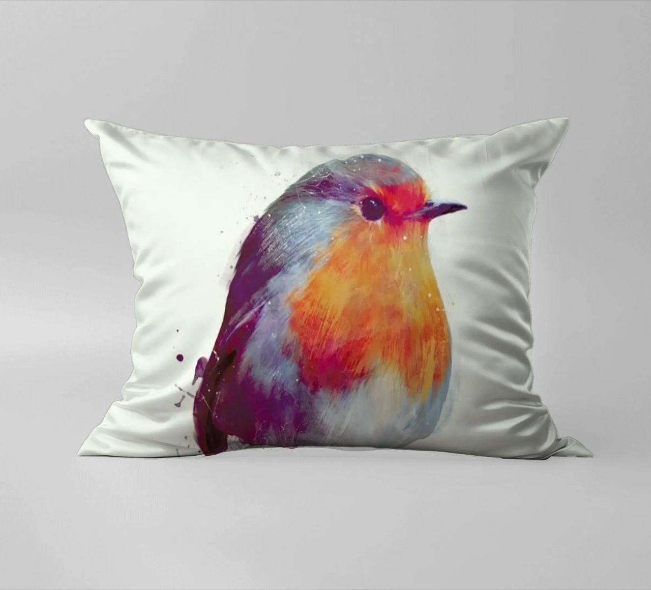 Winter Robin Kissen von Amy Hamilton