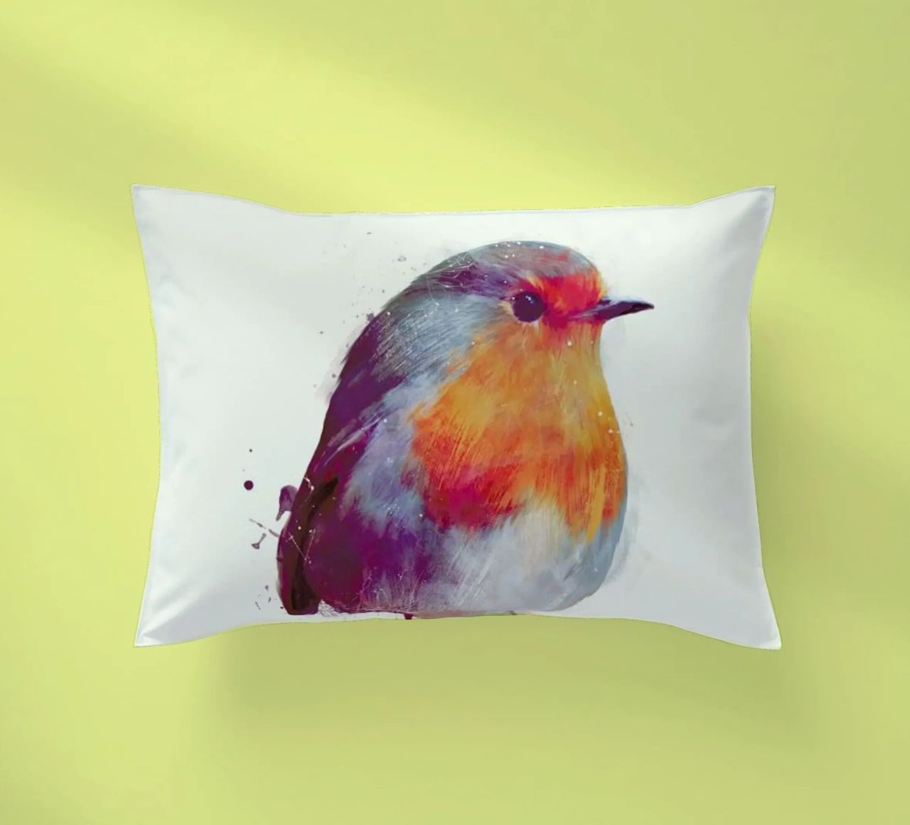 Winter Robin Kissen von Amy Hamilton