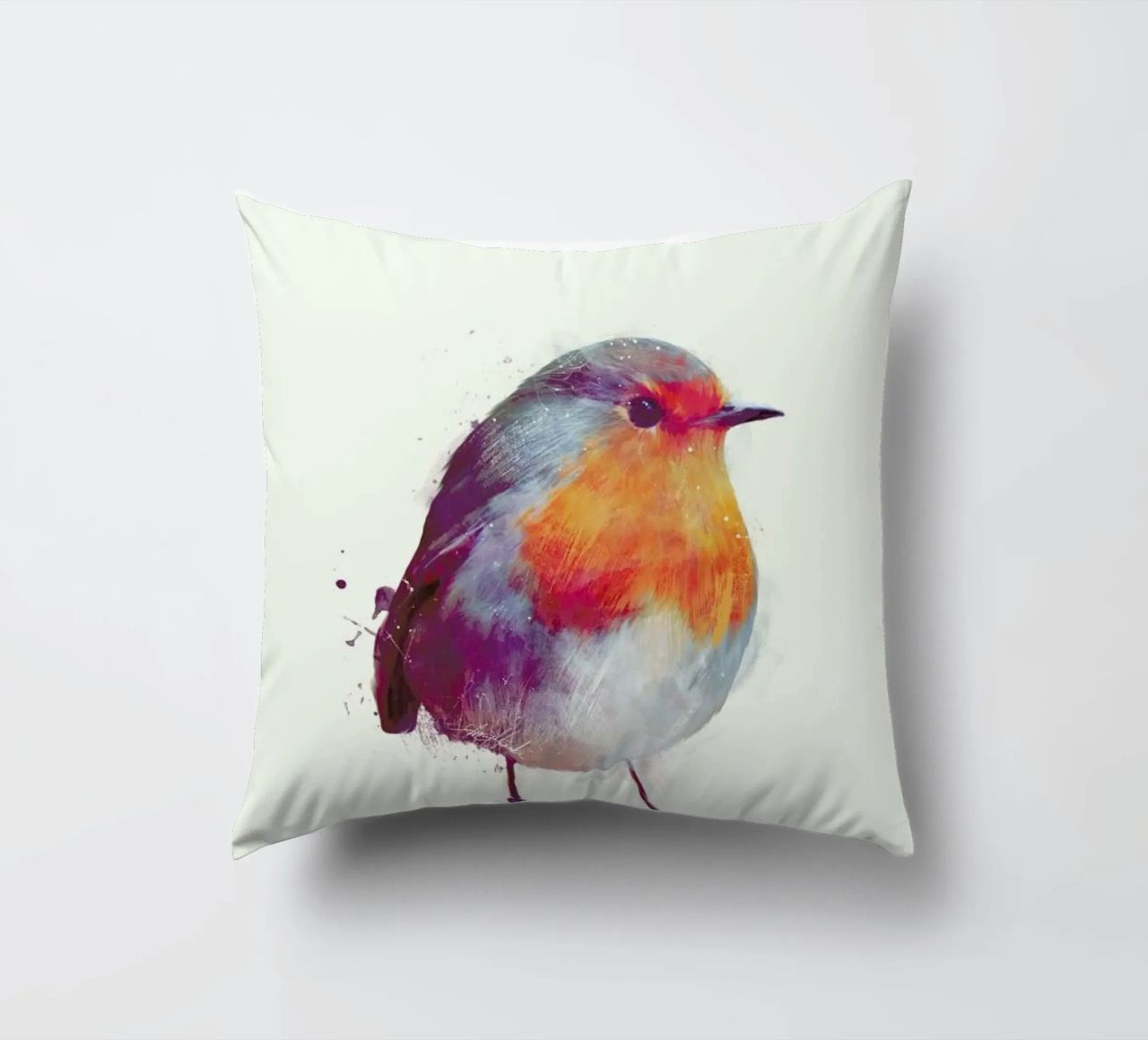 Winter Robin Kissen von Amy Hamilton