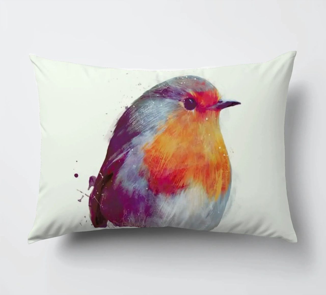 Winter Robin Kissen von Amy Hamilton