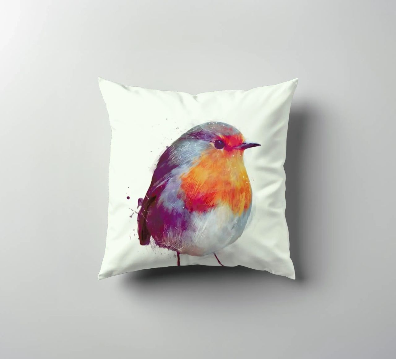 Winter Robin Kissen von Amy Hamilton