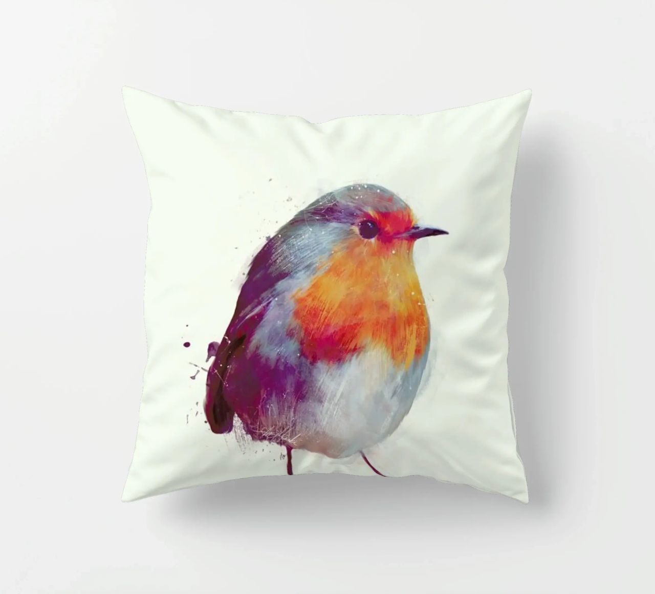 Winter Robin Kissen von Amy Hamilton