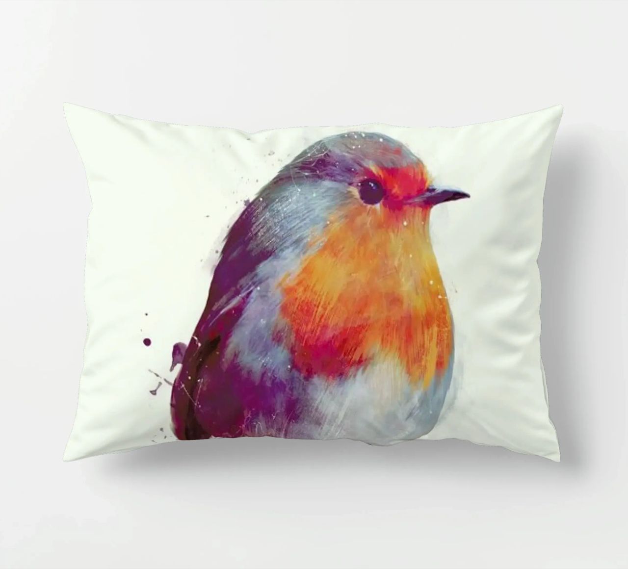 Winter Robin Kissen von Amy Hamilton