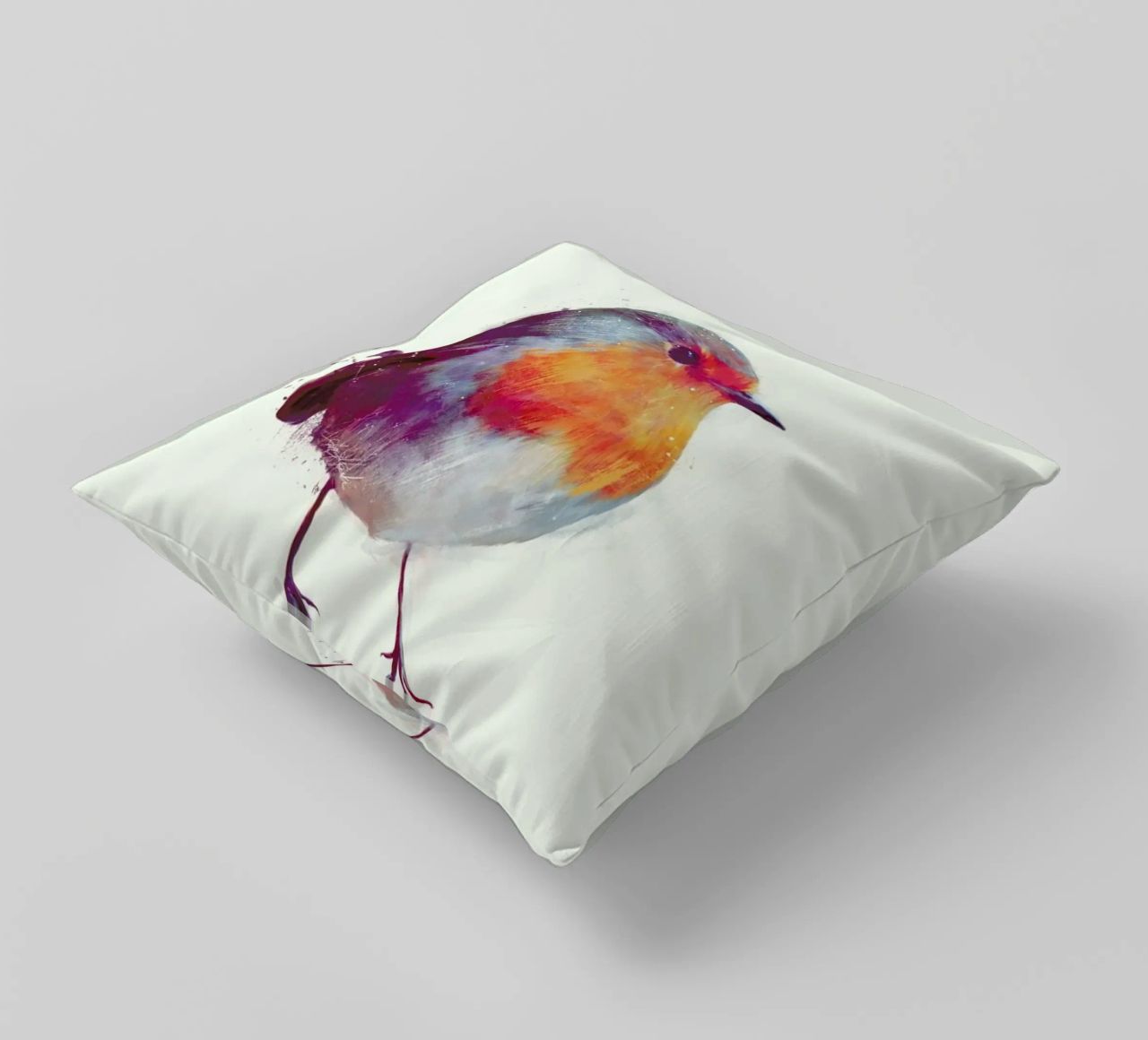 Winter Robin Kissen von Amy Hamilton