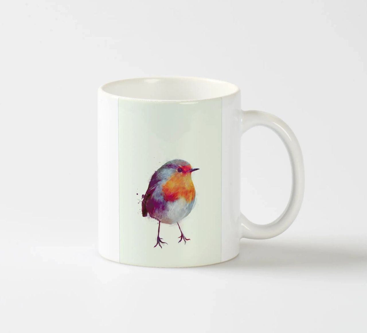 Winter Robin mug en céramique de Amy Hamilton
