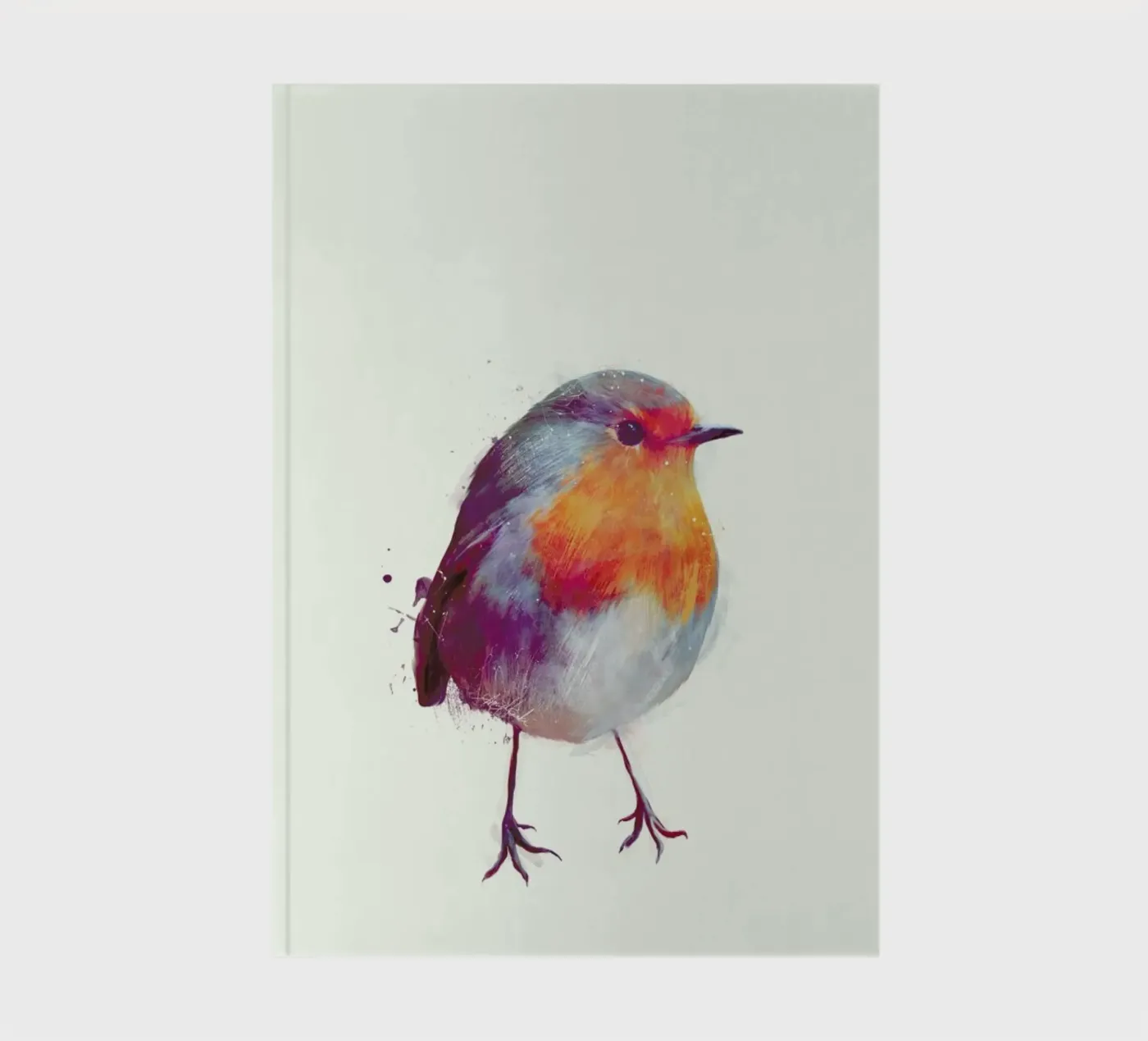 Winter Robin notebook by Amy Hamilton