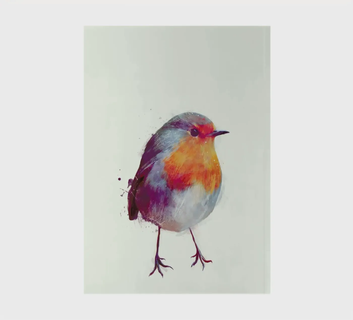 Winter Robin notebook by Amy Hamilton