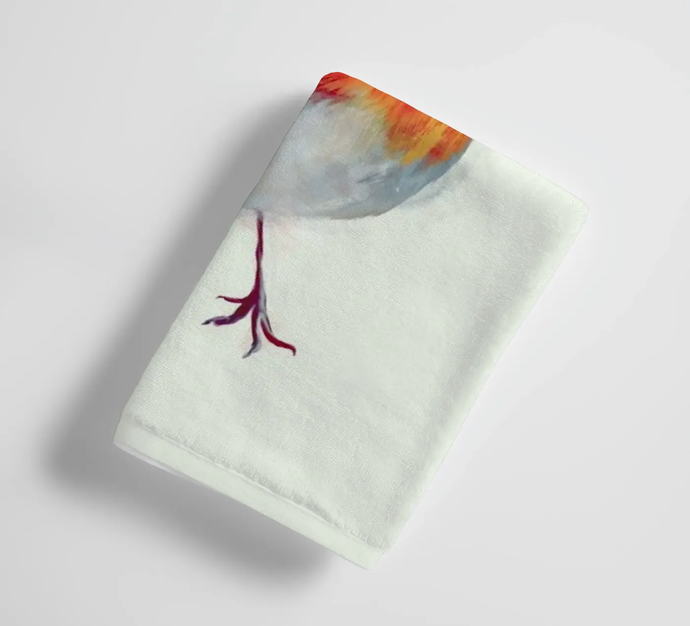 Winter Robin badhanddoek van Amy Hamilton