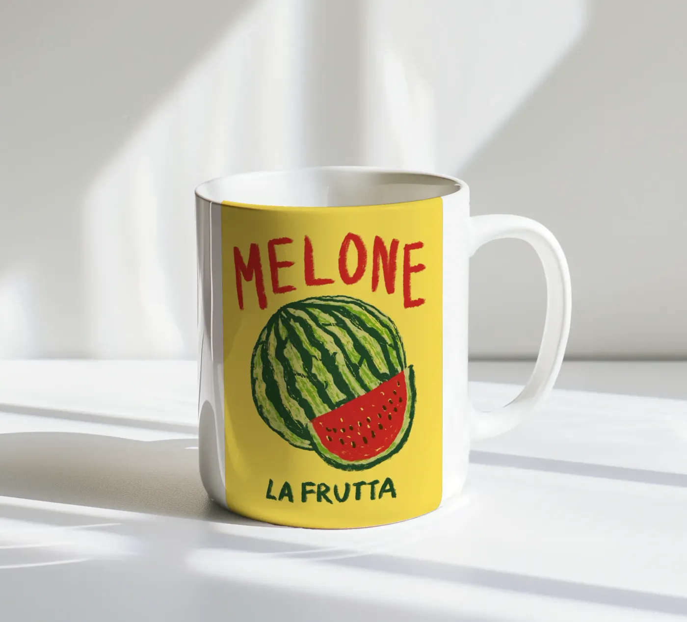 Melone ceramic mug by Studio Dolci